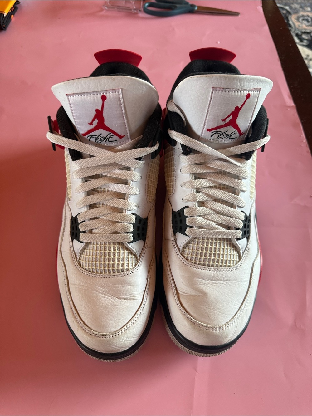 Nike Jordan 4 red cement size men US 12 used mint condition authentic